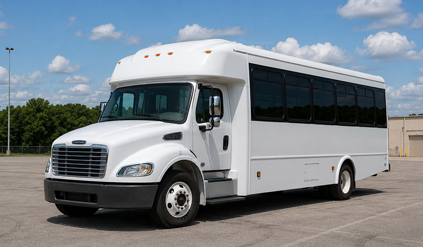25-passenger minibus for charter in San Antonio, TX